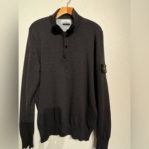 Stone Island Cotton Sweater – Steel Gray – XL